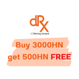 dRX - Buy 3000HN get 500HN free