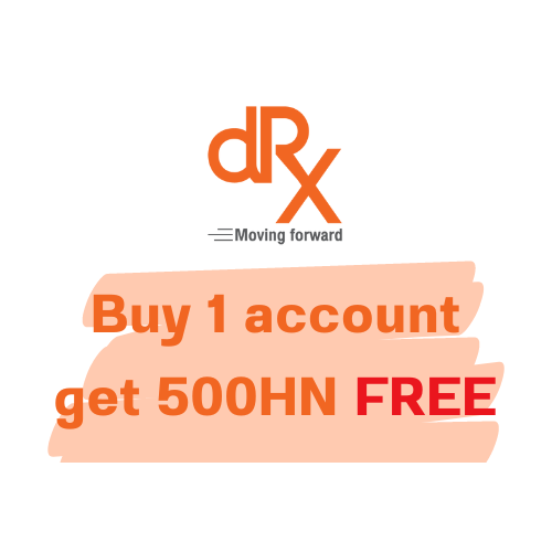 dRX - Buy 1 account get 500HN free